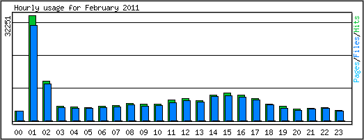 Hourly usage