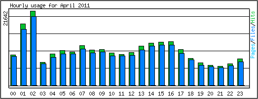 Hourly usage
