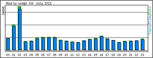 Hourly usage