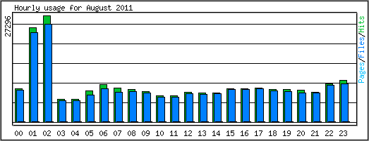 Hourly usage